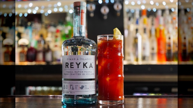 Reyka vodka and Bloody Mary