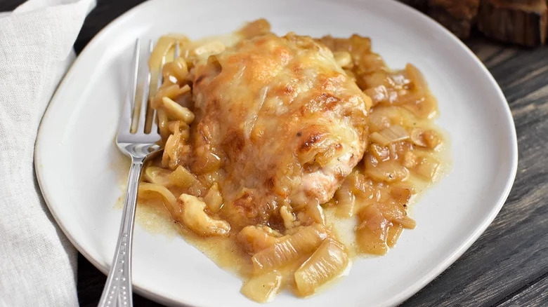 French Onion Chicken Bake