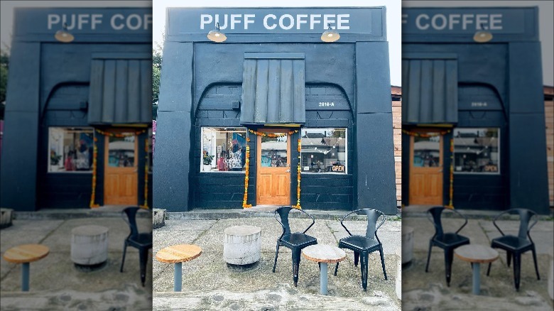 outside view of Puff Coffee