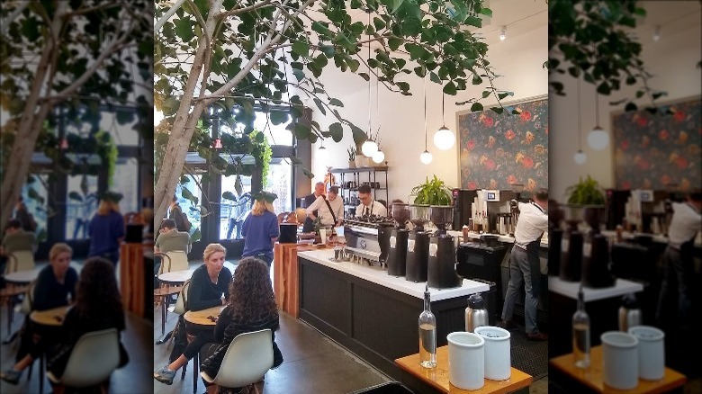 Inside view of Sterling Coffee