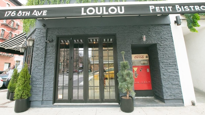 Loulou speakeasy's Coca-Cola door