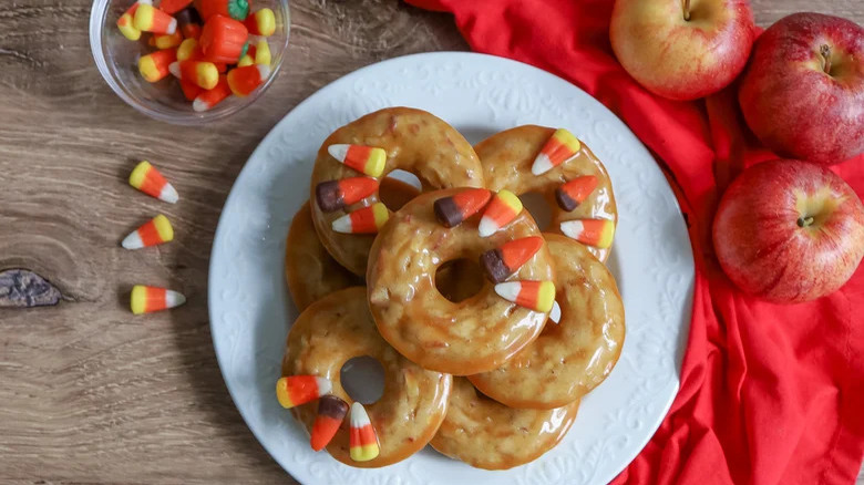 Caramel Apple Donuts