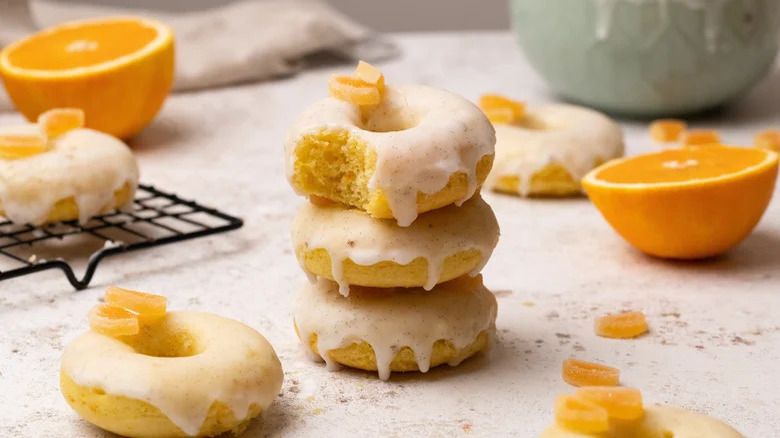 Orange-Olive Oil Cake Donuts