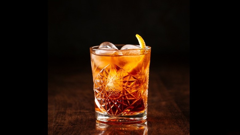 Old Fashioned with Orange Peel