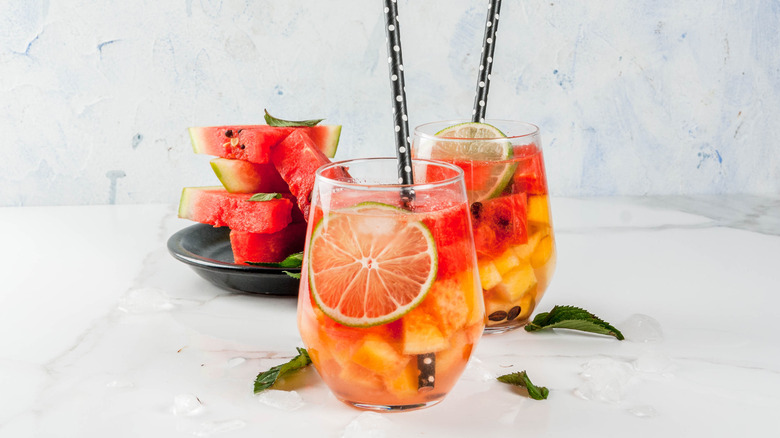 tropical white wine sangria