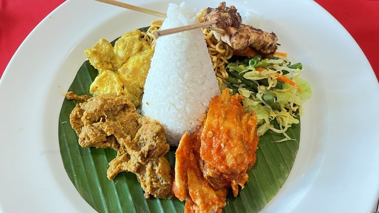 Balinese nasi campur