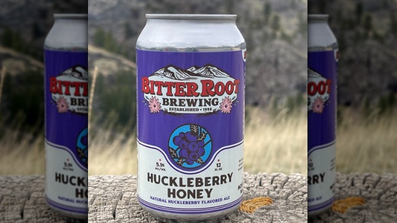 Can of Huckleberry Honey