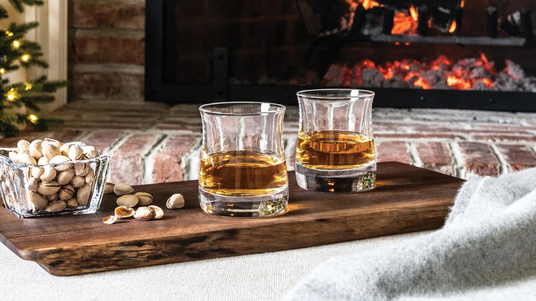 Simon Pearce Shoreham whiskey glass