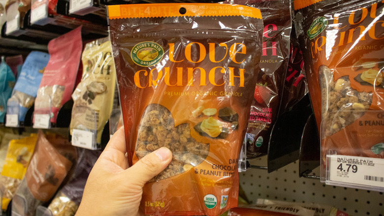 love crunch granola cereal aisle