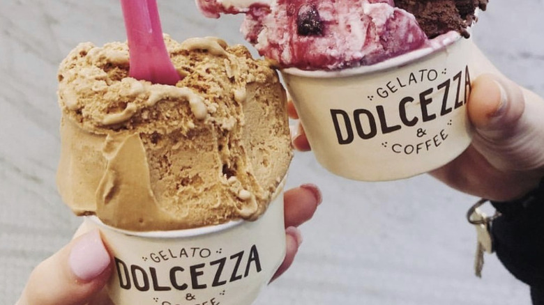 Dolcezza gelato in cups