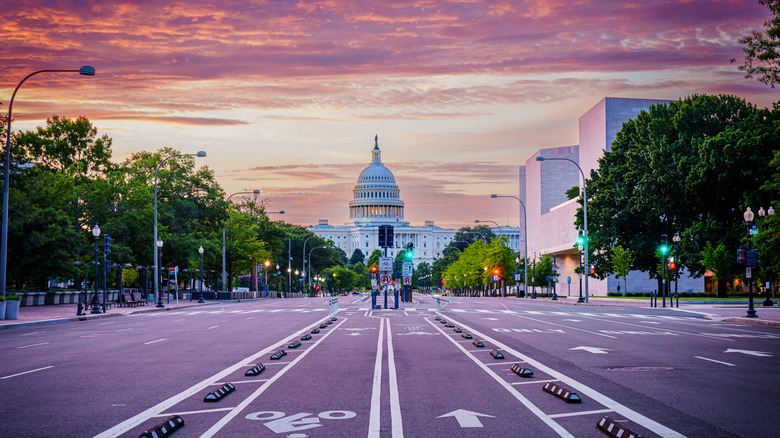 Washington D.C. at sunset