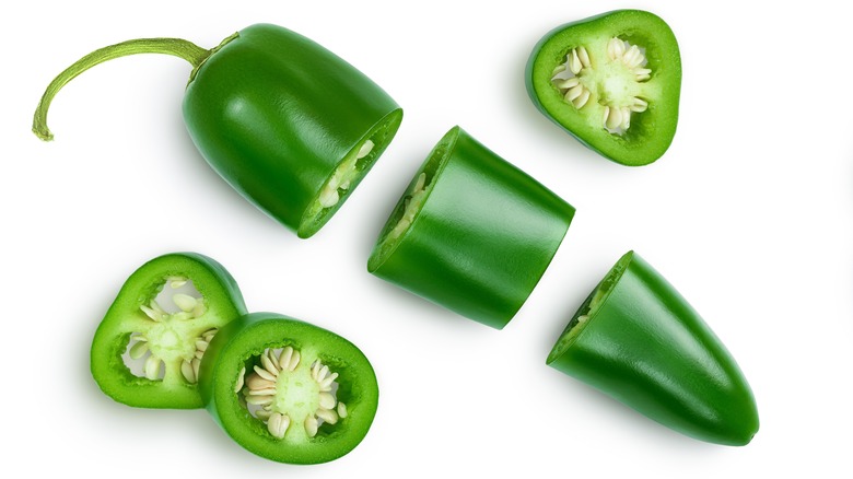 sliced jalapeno pepper 