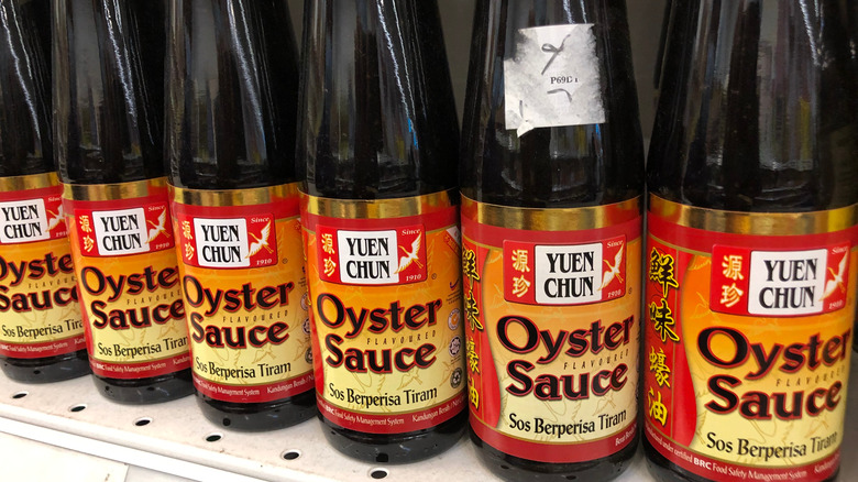 bottles of oyster sauce