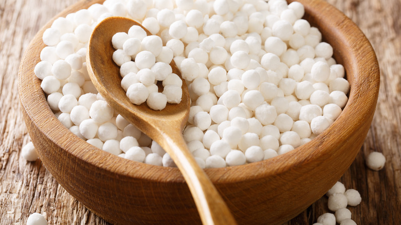 dry tapioca pearls