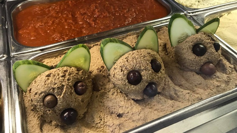 chopped liver bunnies at Liebman's