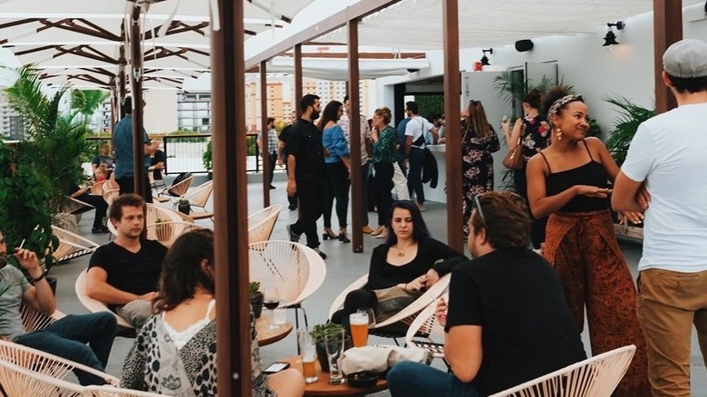 People dining at The Citadel