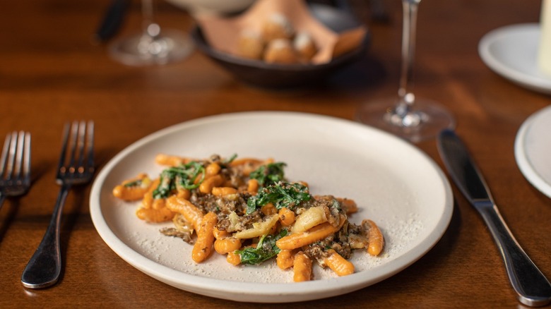 Fresh pasta by candlelight 