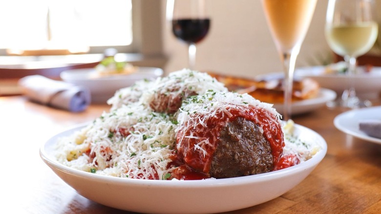 meatballs Tre Trattoria