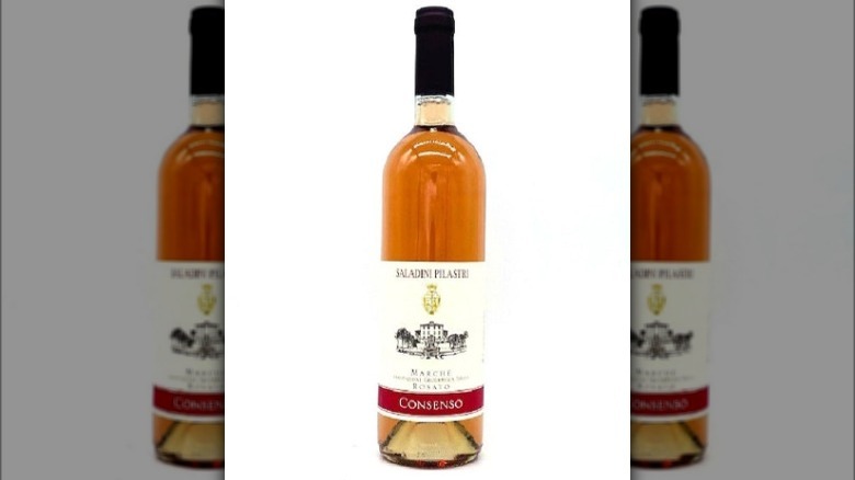 Saladini Pilastri rosé wine bottle