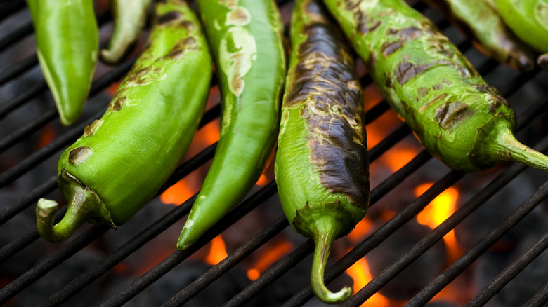 Blistered peppers