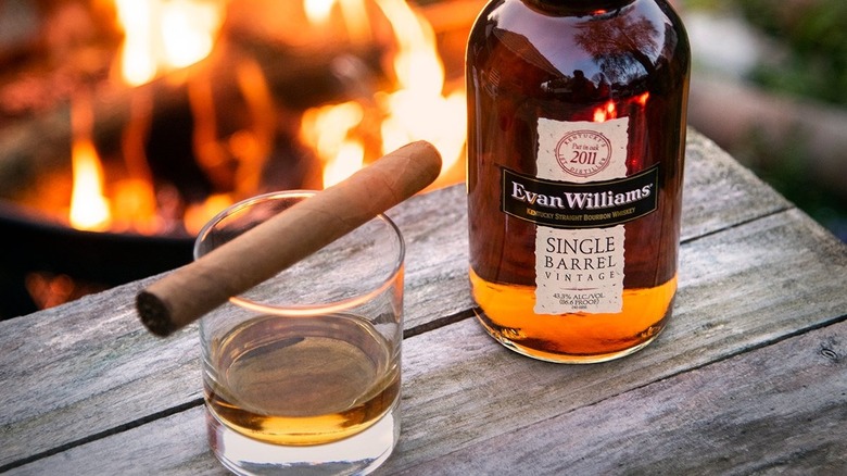 Evan Williams Single Barrel Bottle