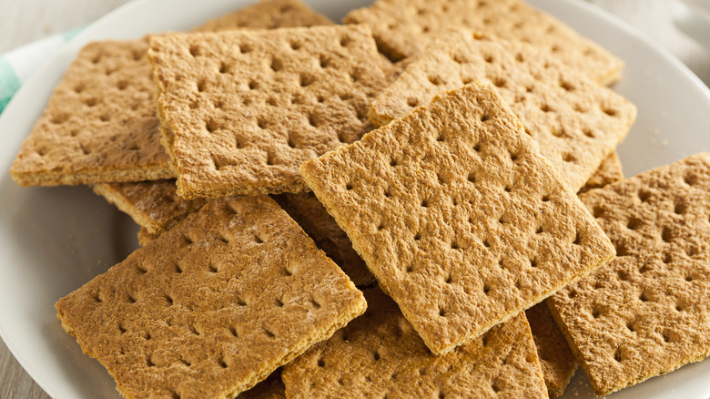 pile of graham crackers