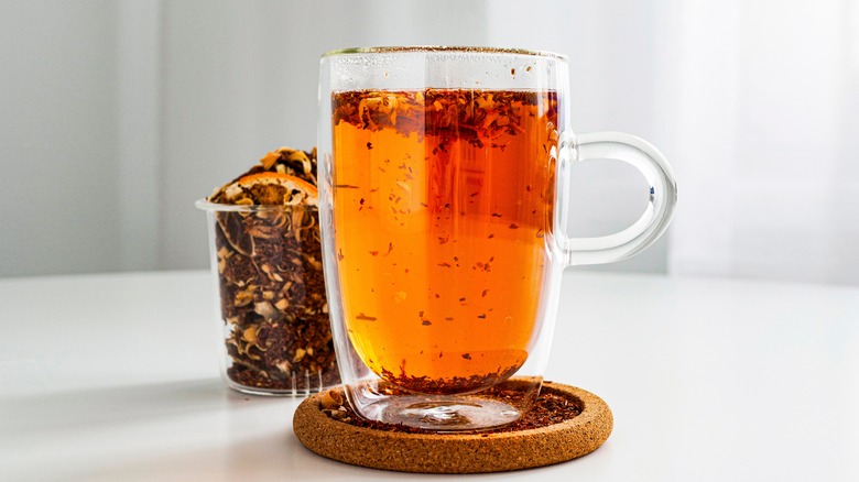 Rooibos in a glass