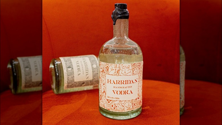 Bottles of Harridan Vodka