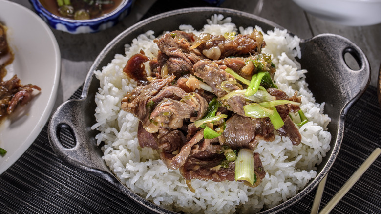 bulgogi over rice