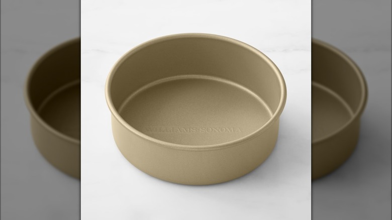 GoldTouch cake pan on white background