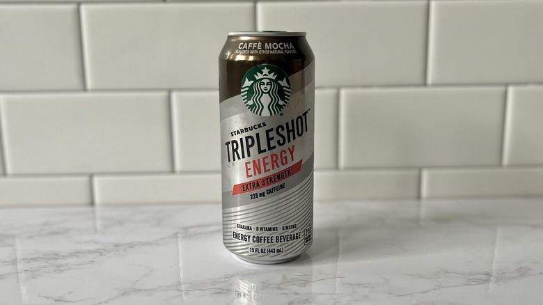 canned mocha Starbucks coffee