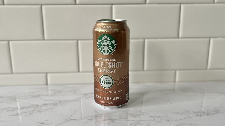 canned Starbucks coffee