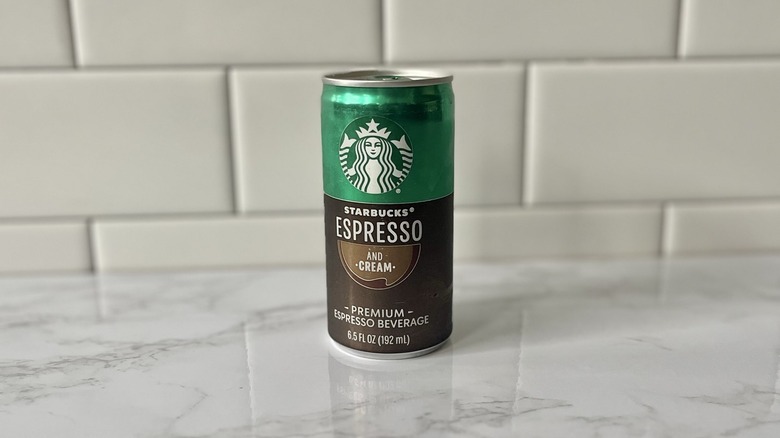 canned Starbucks espresso