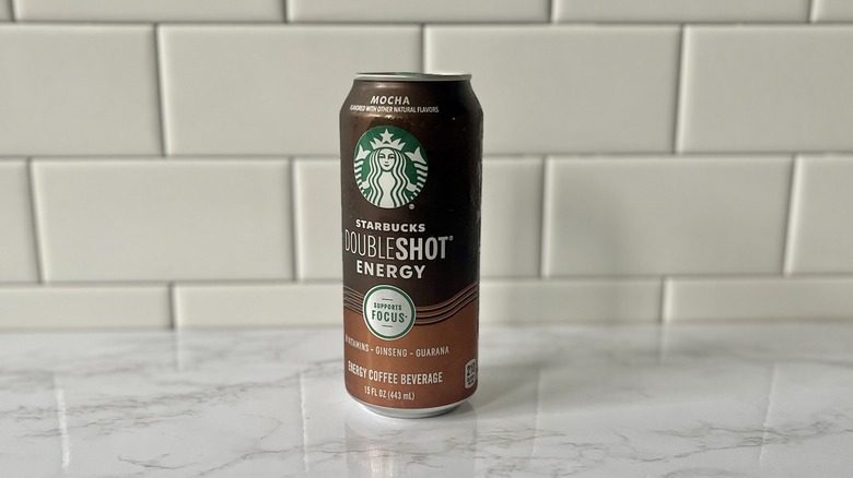 canned mocha Starbucks coffee