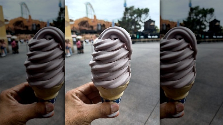 Boysenberry soft serve