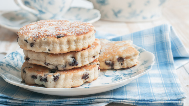 pile of Welsh cakes