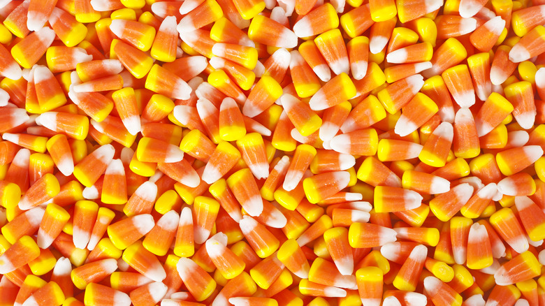 Orange and yellow candy corn