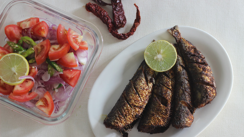 Kerala-style fried sardines