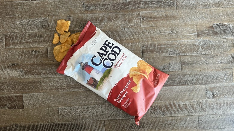 Bag of Cape Cod Sweet mesquite barbecue chips