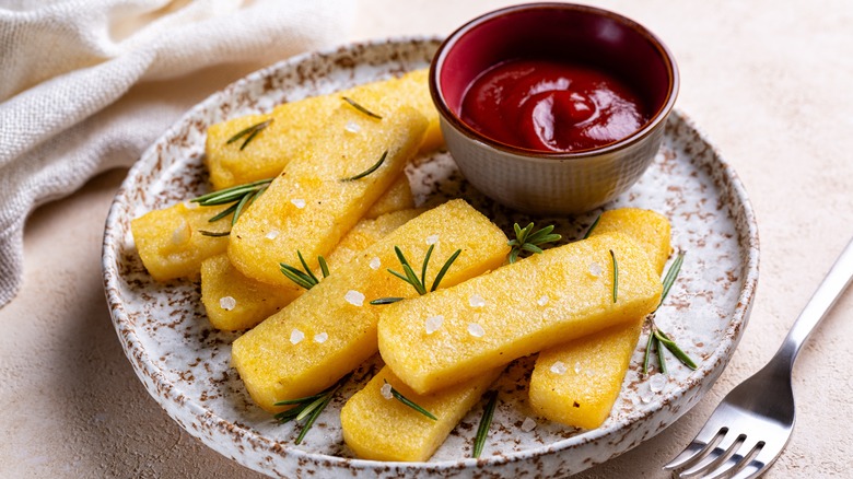 Funchi hasa polenta fries