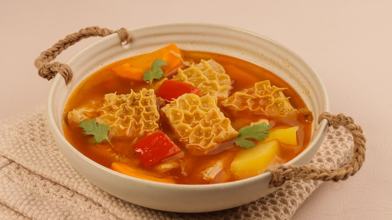 Sòpi mondongo tripe stew