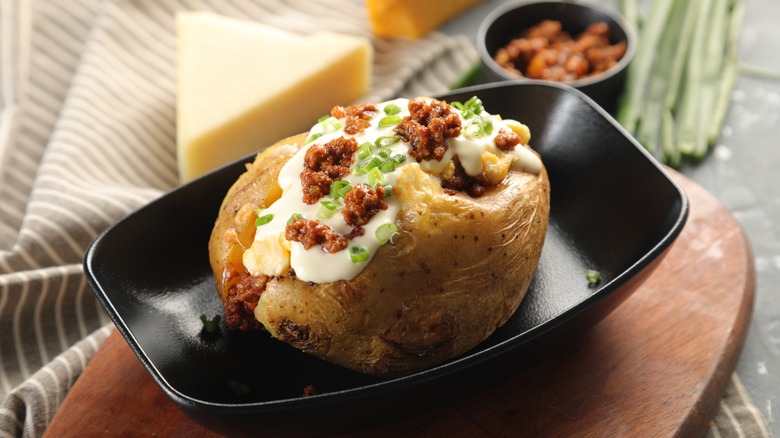 Loaded beef potato