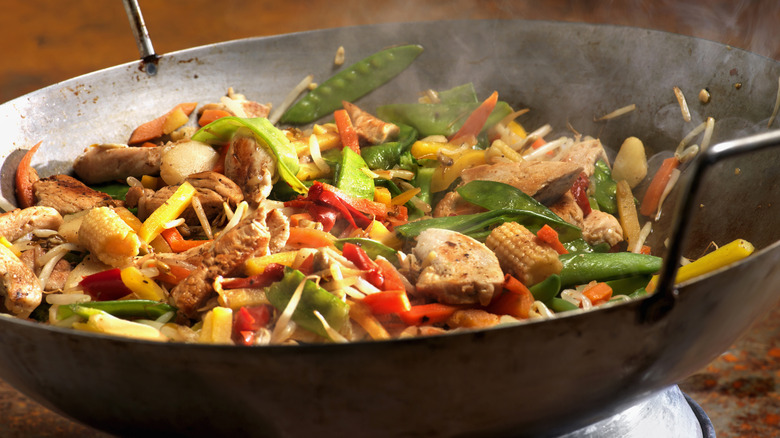 Stir fry with lots of ingredients 