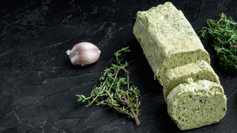 herb-infused compound butter