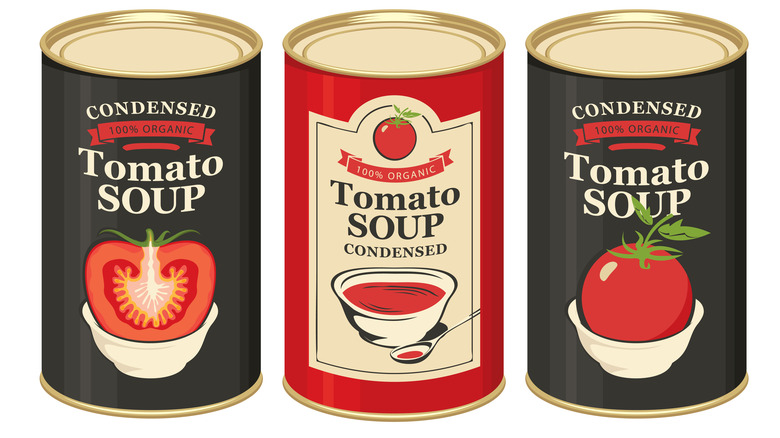 canned tomato soup