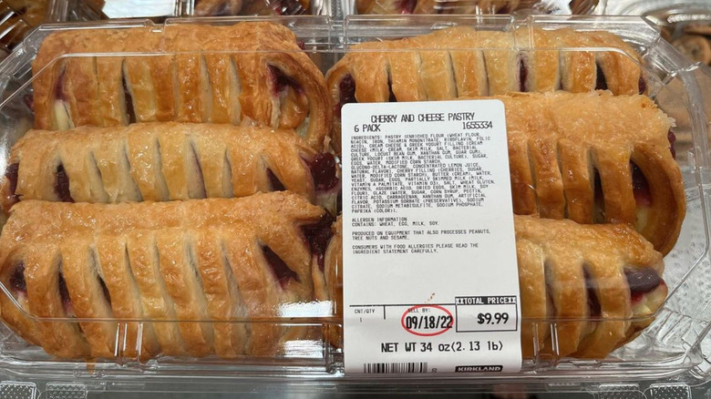 Costco cherry and cheese pastry