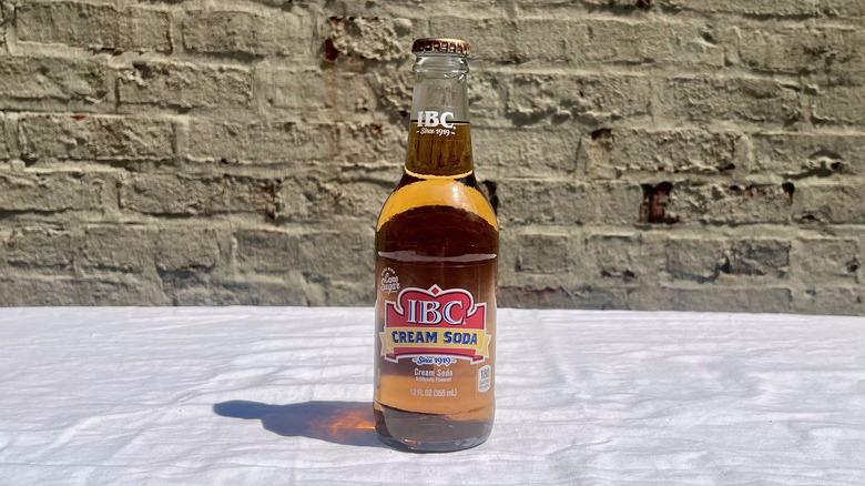 bottle of IBC Cream Soda