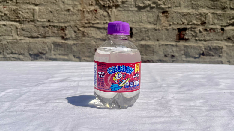 bottle of Chubby cream soda