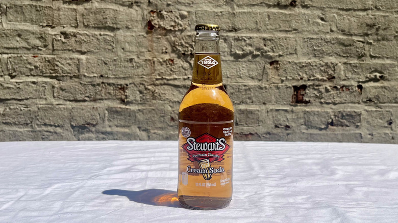 bottle of Stewart's Cream Soda