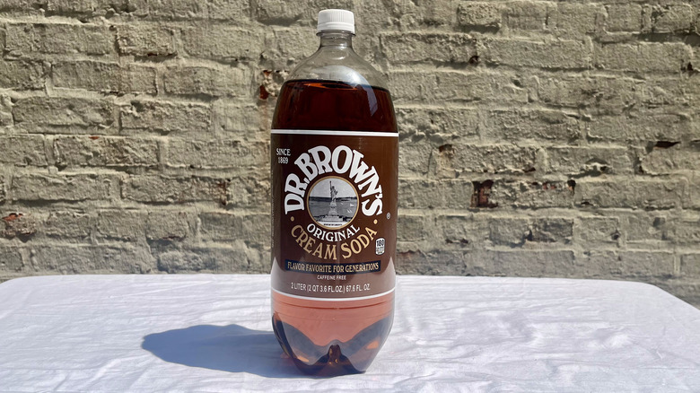 Dr. Brown's cream soda bottle